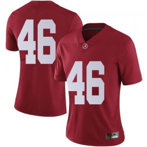 Women's Alabama Crimson Tide #46 Christian Swann Crimson Limited NCAA College Football Jersey 2403PDTR1